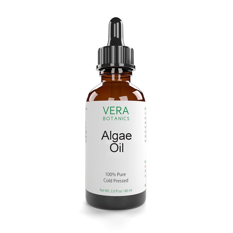 Algae Oil - 100% Pure Cold-Pressed Oil for Face, Hair & Skin | Reduces Breakage & Scars