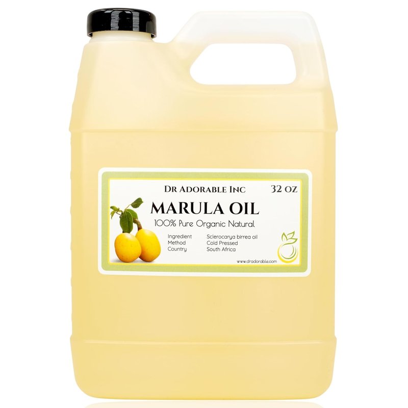 Marula Oil - 100% Pure Organic Cold Pressed - 32 oz | Natural Moisturizer