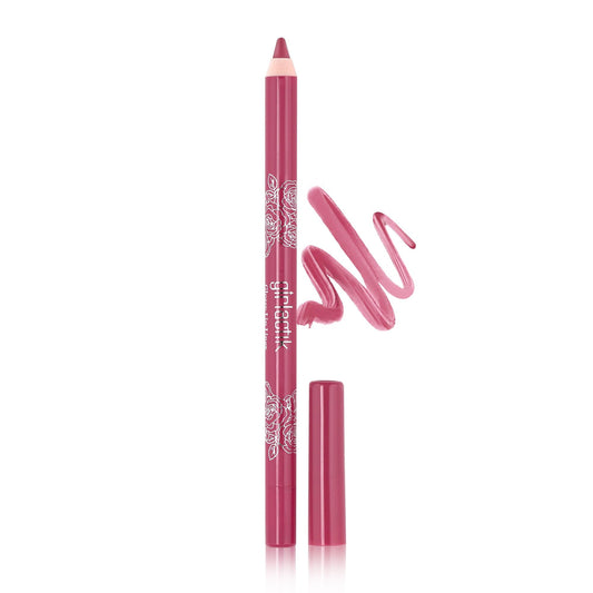 Girlactik Glossy Lip Liner – Moisturizing Lip Pencil with Glossy Shine – Smooth, Creamy, Clean Beauty, Vegan & Cruelty-Free Formula (Lotus)