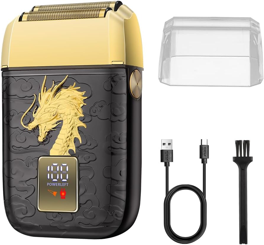 Professional Foil Shaver for Men - Cordless Electric Bald Head Trimmer | Rechargeable USB Design