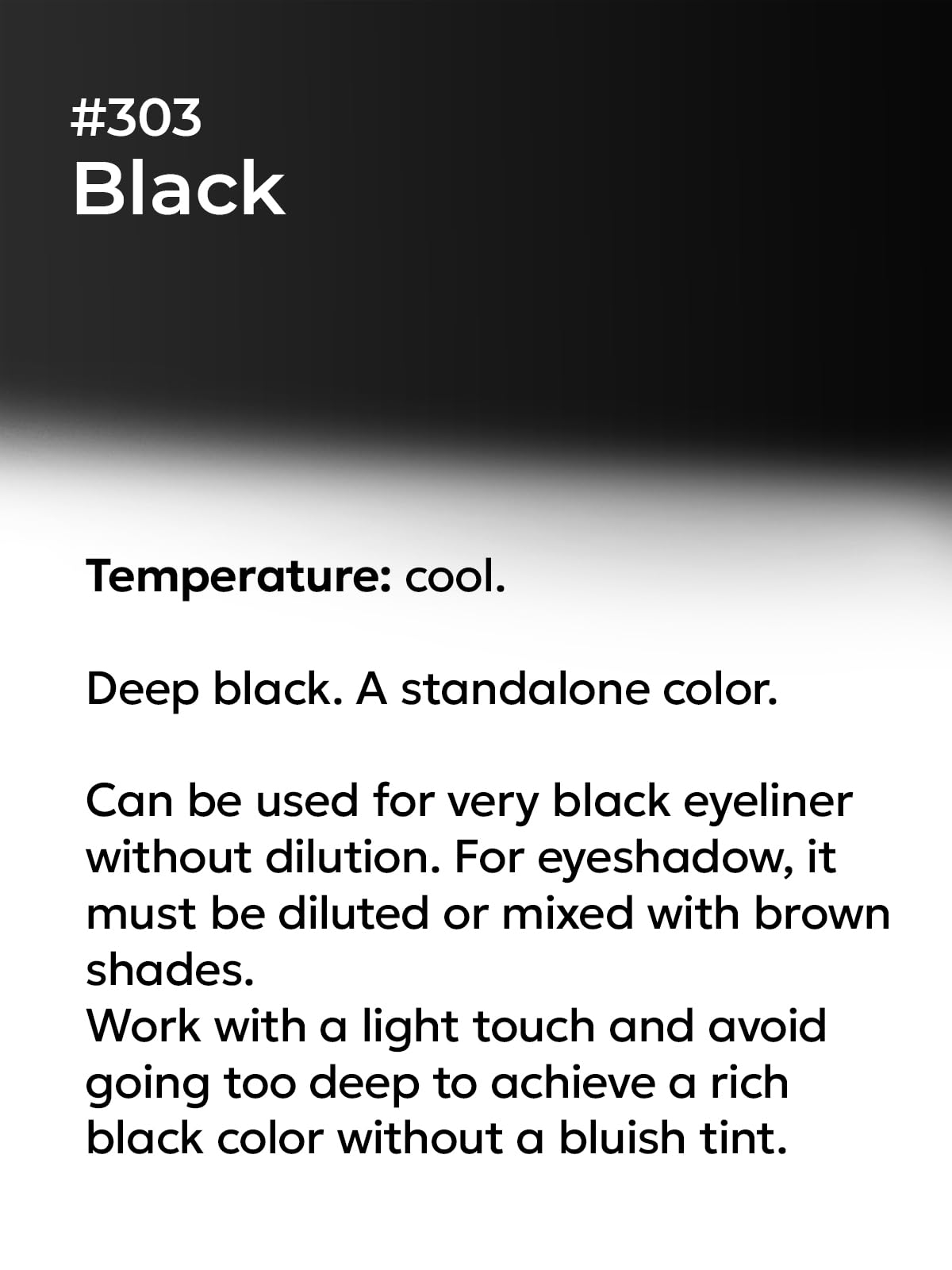 #303 Black Eyeliner - By Elena Nechaeva - Eyeliner Ink - Permanent Makeup - Professional Tattoo Pigment