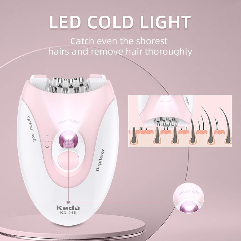 Epilators for Women Face with 2 Speeds Glabrouse Skin Epilator Face Trimmer Device Pluxy Hair Removal for Face Epilator Face Bikini Arm Legs Armpits