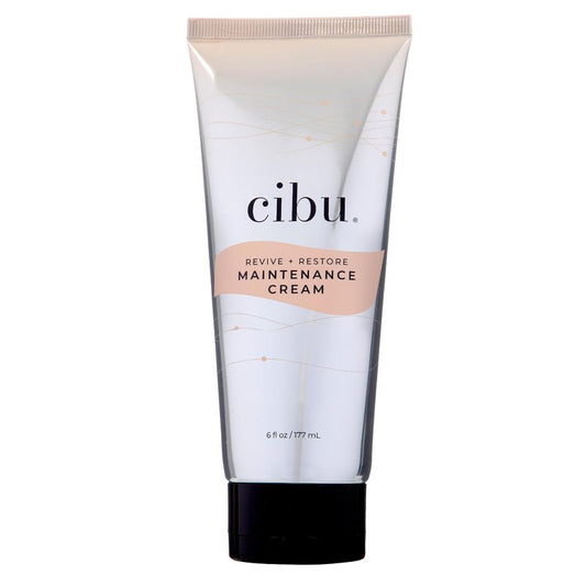 CIBU Revive and Restore Maintenance Cream - Heat Protectant for Hair with Oleic Acid, Linoleic Acid, Vitamin E - Heat Protectant Cream to Fortify, Strengthen & Smooth Hair Strands - 6oz