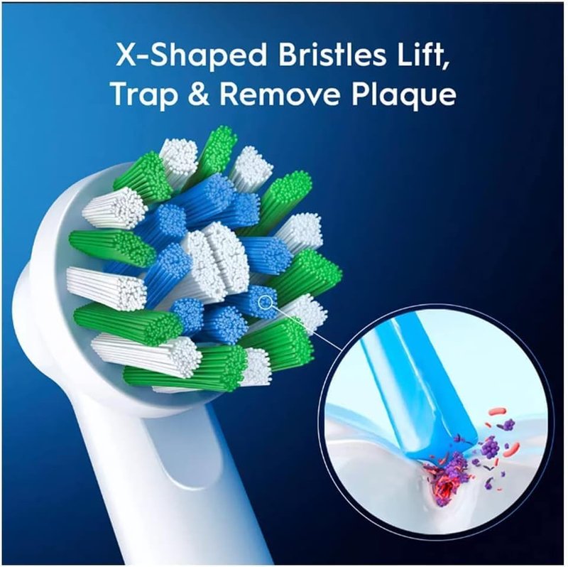 Oral-B Pro Cross Action Replacement Brush Heads - 10 Count Electric Toothbrush Refills | Compatible with Most Models