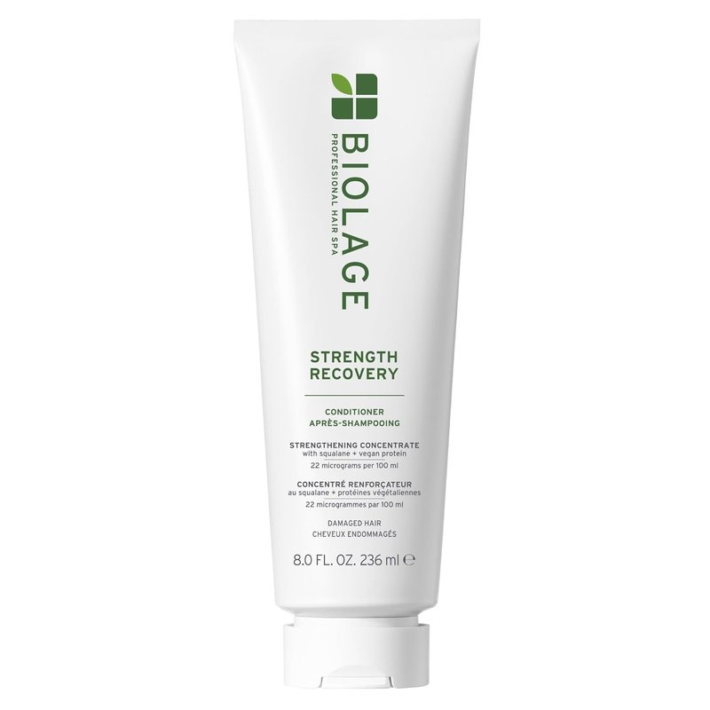 Biolage Strength Recovery Conditioner - Moisturizes & Strengthens Damaged Hair | Vegan Proteins & Olive Squalane, Paraben-Free