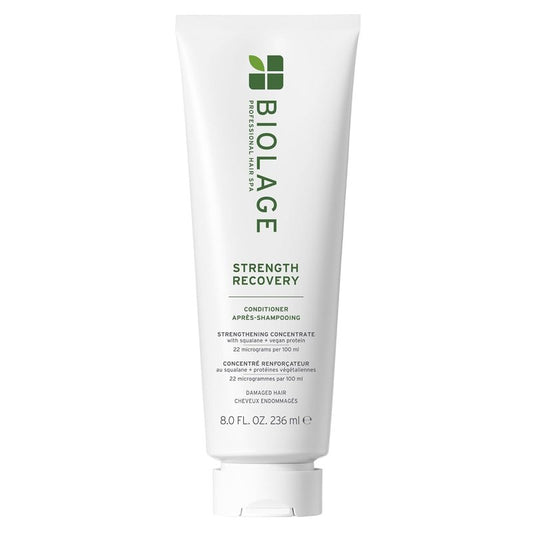 Biolage Strength Recovery Conditioner - Moisturizes & Strengthens Damaged Hair | Vegan Proteins & Olive Squalane, Paraben-Free
