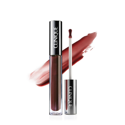 Clinique Pop Plush Creamy Lip Gloss With Hyaluronic Acid + Blend of Avocado, Aloe + Shea Butter | Hydrating + High Shine, Black Honey Pop, 0.11 Fl Oz