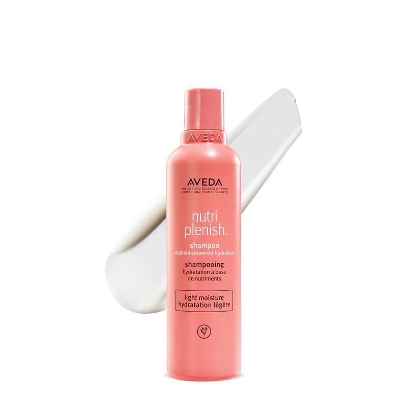 Aveda Nutriplenish Shampoo Light Moisture | Hydrating Shampoo for Fine to Medium Dry Hair | Organic Pomegranate Oil, Coconut Oil, Mango Butter | 93% Naturally Derived*, 8.5 Fl Oz