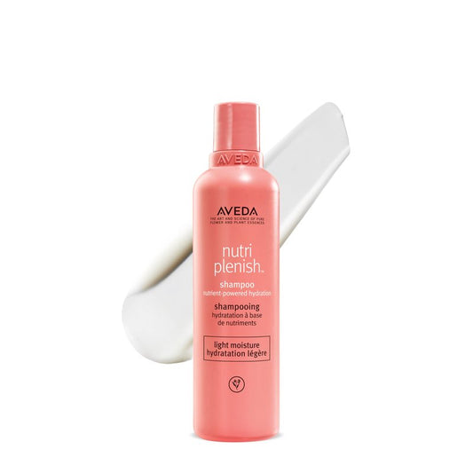 Aveda Nutriplenish Shampoo Light Moisture | Hydrating Shampoo for Fine to Medium Dry Hair | Organic Pomegranate Oil, Coconut Oil, Mango Butter | 93% Naturally Derived*, 8.5 Fl Oz