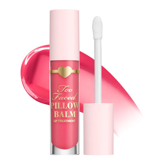 Too Faced Pillow Balm Ultra-Hydrating Lip Treatment | Liquid Lip Balm that Replenishes Lips with Hyaluronic Acid, 0.2 Fl Oz, Watermelon Kiss