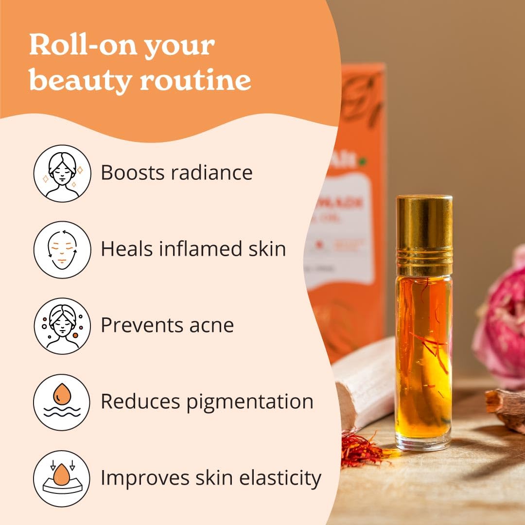 Better Alt Kumkumadi Face Oil 10 ml with Turmeric, Saffron, Sandalwood| For Glow and Moisture | Suitable for All Skin Types