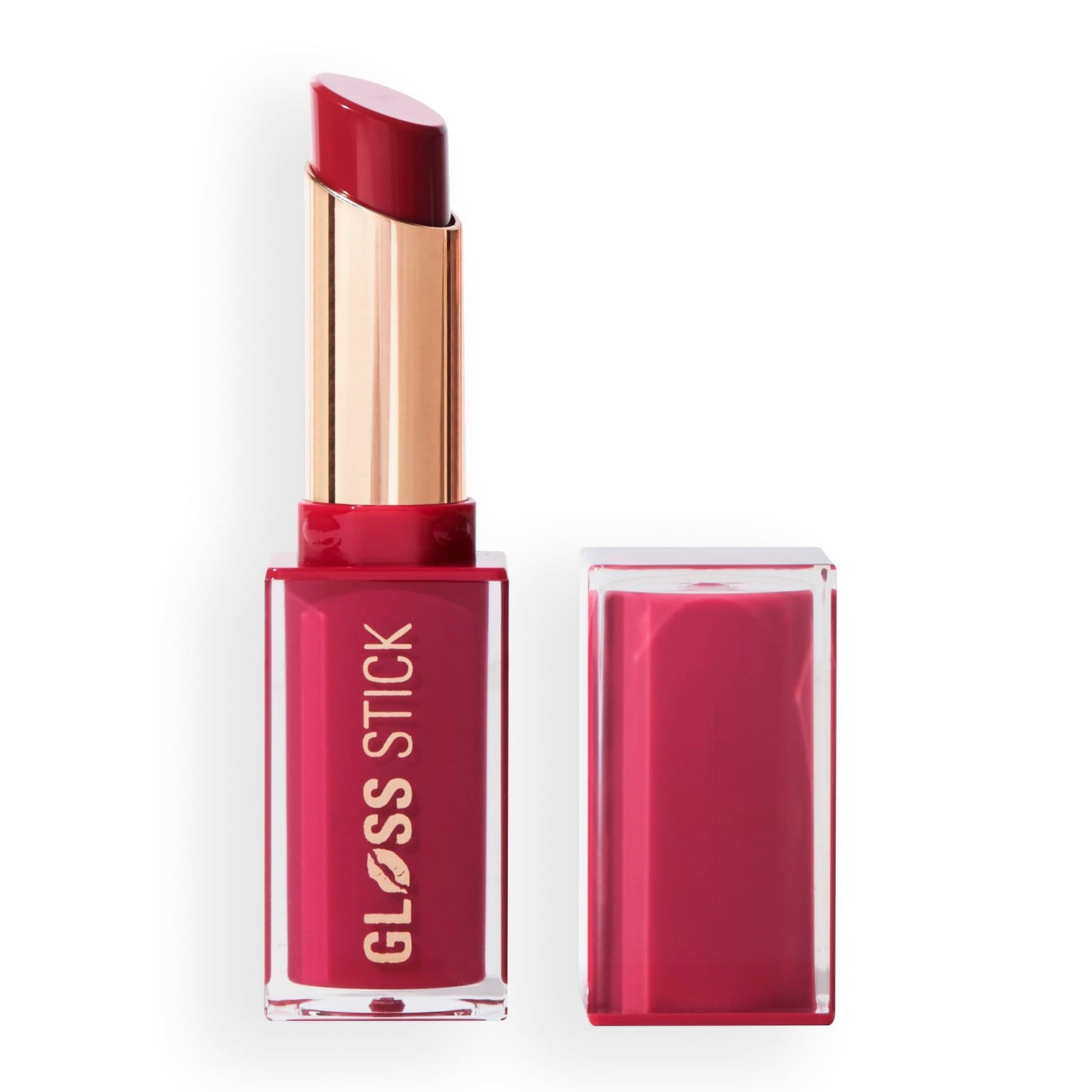 Revolution Beauty London, Pout Lip Gloss Stick, Pigmented High-Shine Formula with Hyaluronic Acid & Vitamin E, Vegan & Cruelty-Free, Sour Berry, 0.1 fl oz