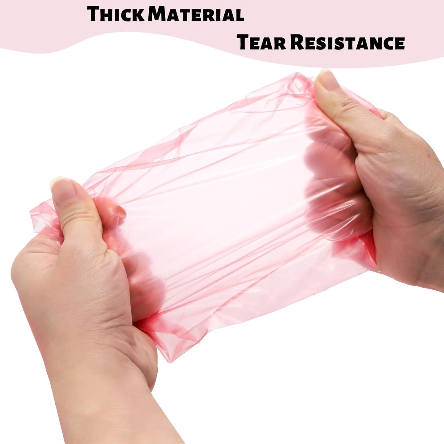 ZOOFOX 500 Disposable Tattoo Wash Bottle Bags - Pink Odorless Squeeze Covers | Ideal for Tattoo Supplies