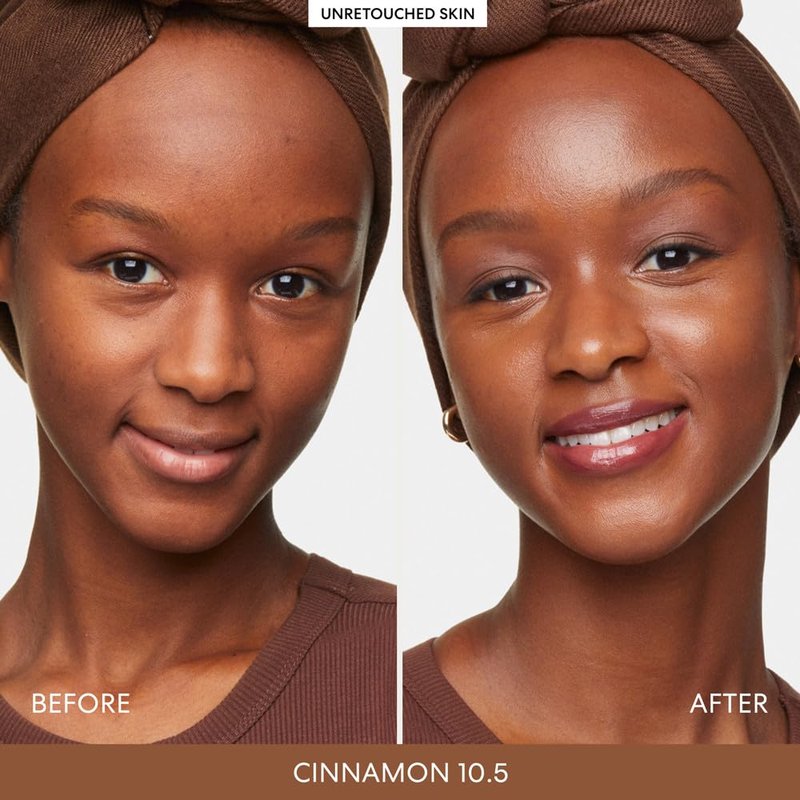 bareMinerals 3-Piece Clean Beauty Gift Set, Includes 3 Full-Sizes, Tinted Moisturizer Mineral SPF 30 + Hyaluronic Acid, Under-Eye Brightener + Concealer, Dewy Lip Gloss-Balm Set, Makeup Trio, Vegan