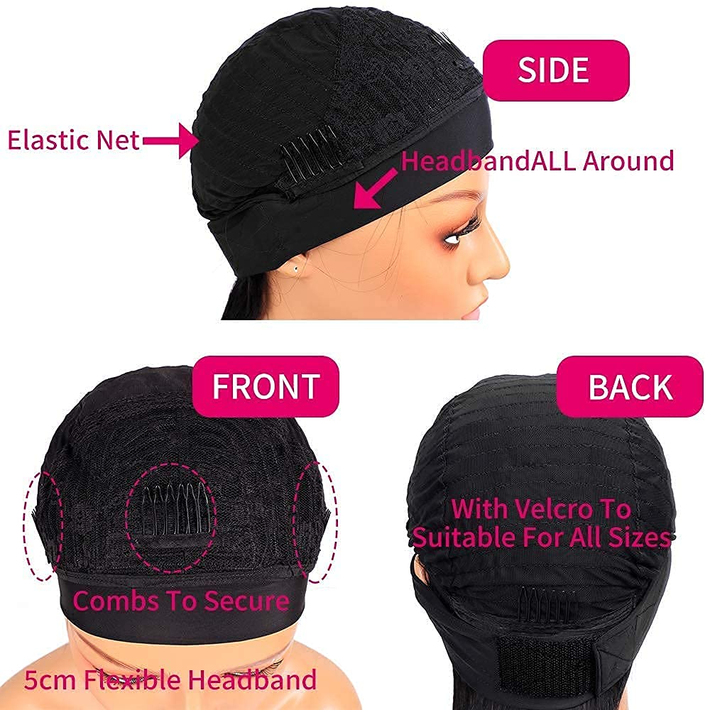 mengkai Deep Wave Lace Front Wigs Human Hair For Women Headband Wig Human Hair Deep Wave Glueless None Lace Front Wig Curly Headband Half Wigs for Women Brazilian Virgin Machine Made Wig 12 Inch