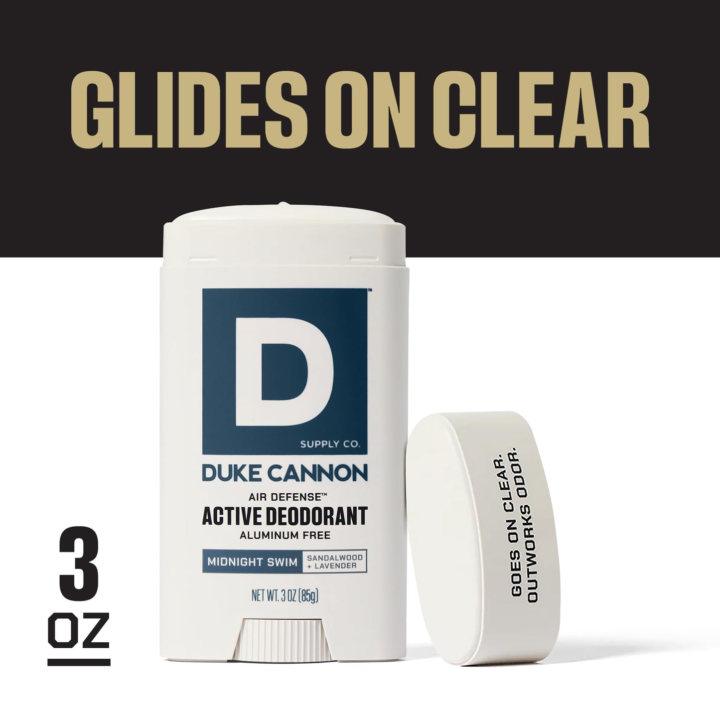 Duke Cannon Supply Co. Anti-Perspirant Deodorant for Men 3 oz. Sawtooth, 2 Pack - Unique Masculine Scent, Odor Control & Soothe Skin