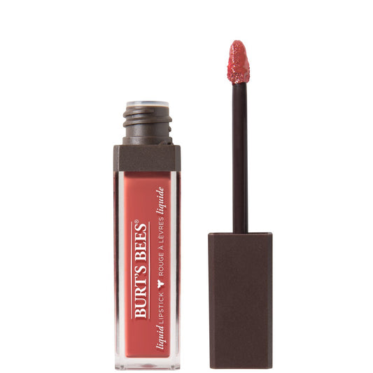 Burt's Bees 100% Natural Moisturizing Liquid Lipstick, Coral Cove - 1 Tube