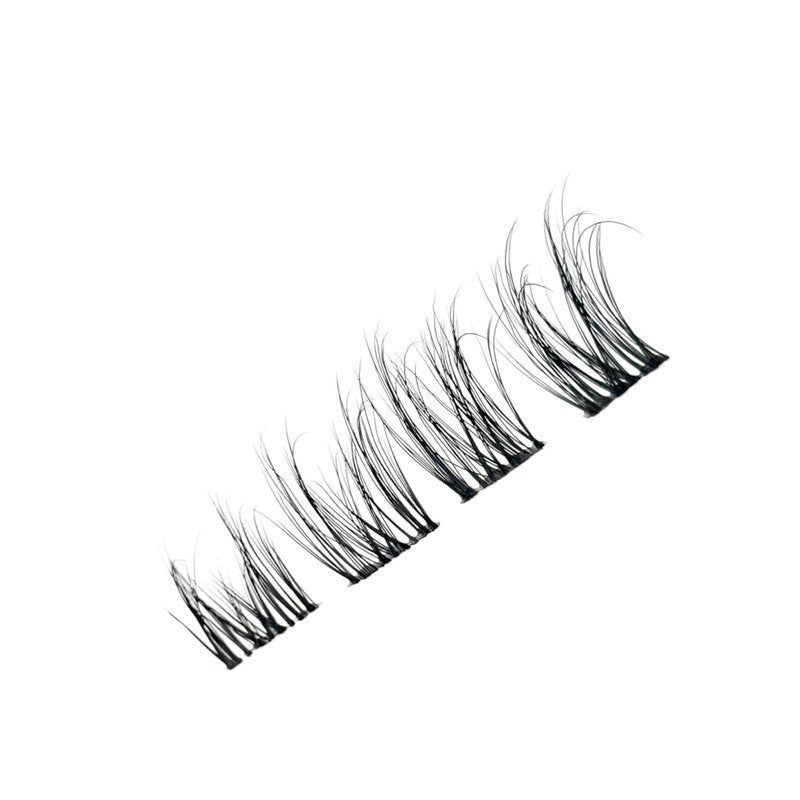 PRO Extend Lash System | 48 Lash Clusters in 4 lenghts: 10mm 12mm 14mm 16mm | Flat-Band All-Day Comfort | DIY Lash Extensions (N2 | NATURAL)