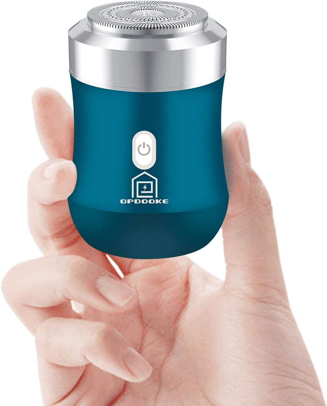 Mini Electric Razor - Wet & Dry Shaver for Men & Women | 30-Day Battery Life, Travel Size, Blue