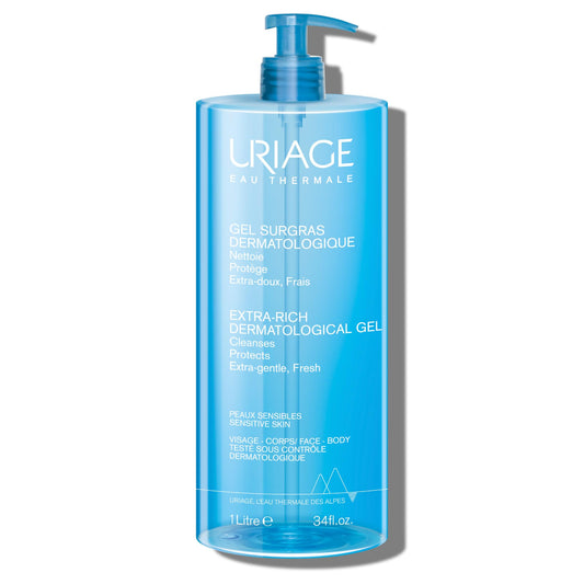 Uriage Extra-rich Dermatological Face & Body Wash, Sensitive Skin