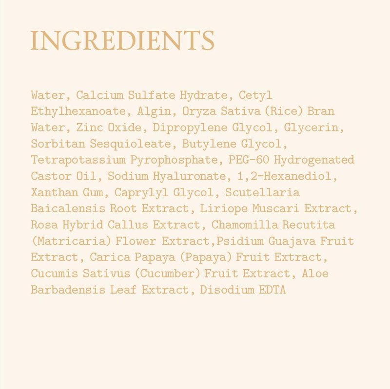 FULLY Rice Dough Facial Modeling Mask, Instant Hydration Boost, Radiance Boost, Skin Moisture Barrier, Nourishing, Vegan Hyaluronic Acid, Rice Bran Water, Aloe Extract 1.76oz x 4ea