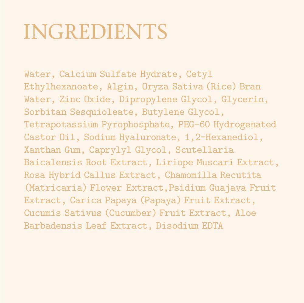 FULLY Rice Dough Facial Modeling Mask, Instant Hydration Boost, Radiance Boost, Skin Moisture Barrier, Nourishing, Vegan Hyaluronic Acid, Rice Bran Water, Aloe Extract 1.76oz x 4ea