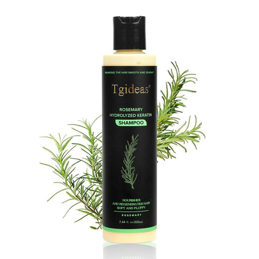 Tgideas Rosemary Biotin Volumizing Shampoo - Strengthening Shampoo for Women and Men to Gently Cleanse, Nourish & Add Root Lift - 7.4 fl oz