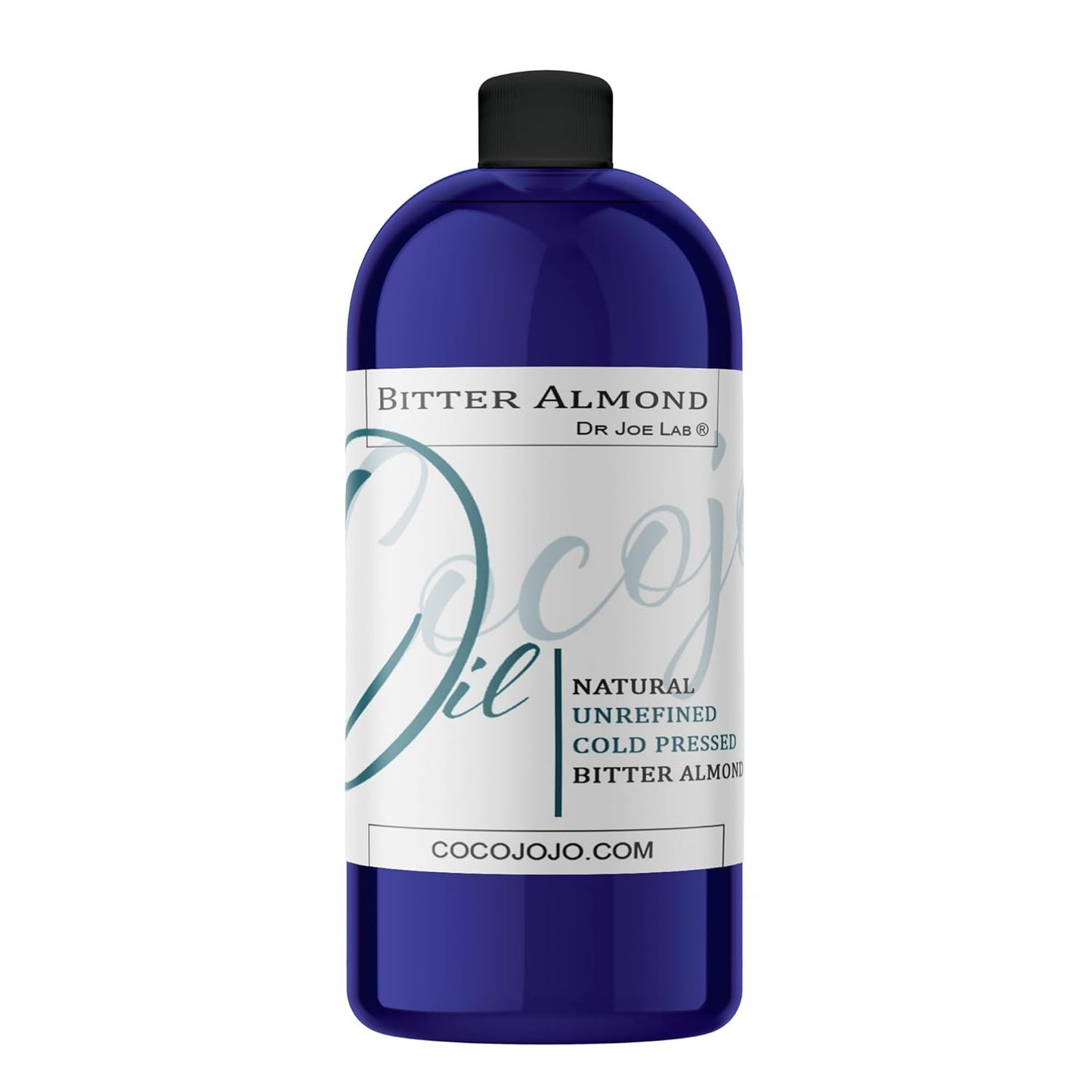 Pure Bitter Almond Oil - Unrefined Cold Pressed 32 oz | All-Natural for Hair, Face, Skin & Nails