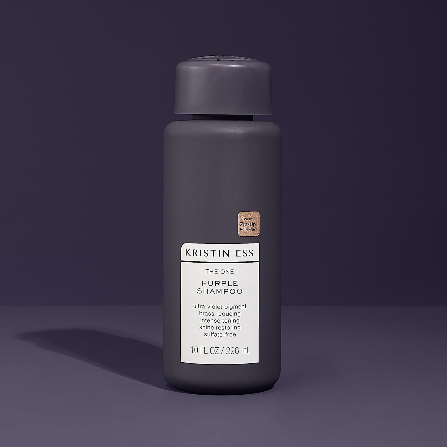 Kristin Ess Hair The One Purple Shampoo for Toning Blonde Hair - Neutralizes Brass + Yellow Tones, Shine Restoring - Sulfate, Silicone and Paraben Free, Color + Keratin Safe, 10 fl. oz.
