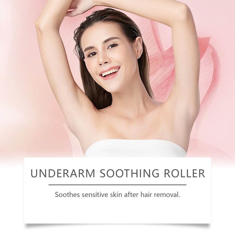 Ingrown Hair Treatment Serum, Smoothing Solution Ingrown Hair Treatment Roller, Gentle Exfoliation, for Underarms, Legs, and Chest, for Visibly Clearer, Smoother Skin (2pcs)