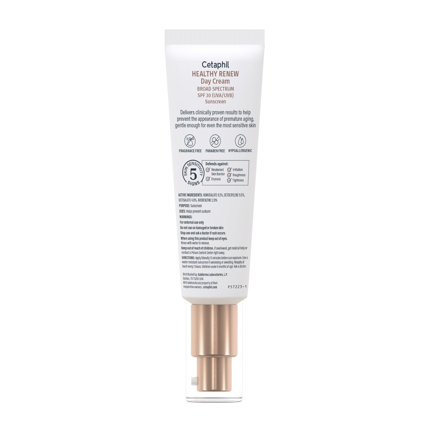 Cetaphil Healthy Renew Day Cream, SPF 30, Anti-Wrinkle, Peptides, 1.7 oz