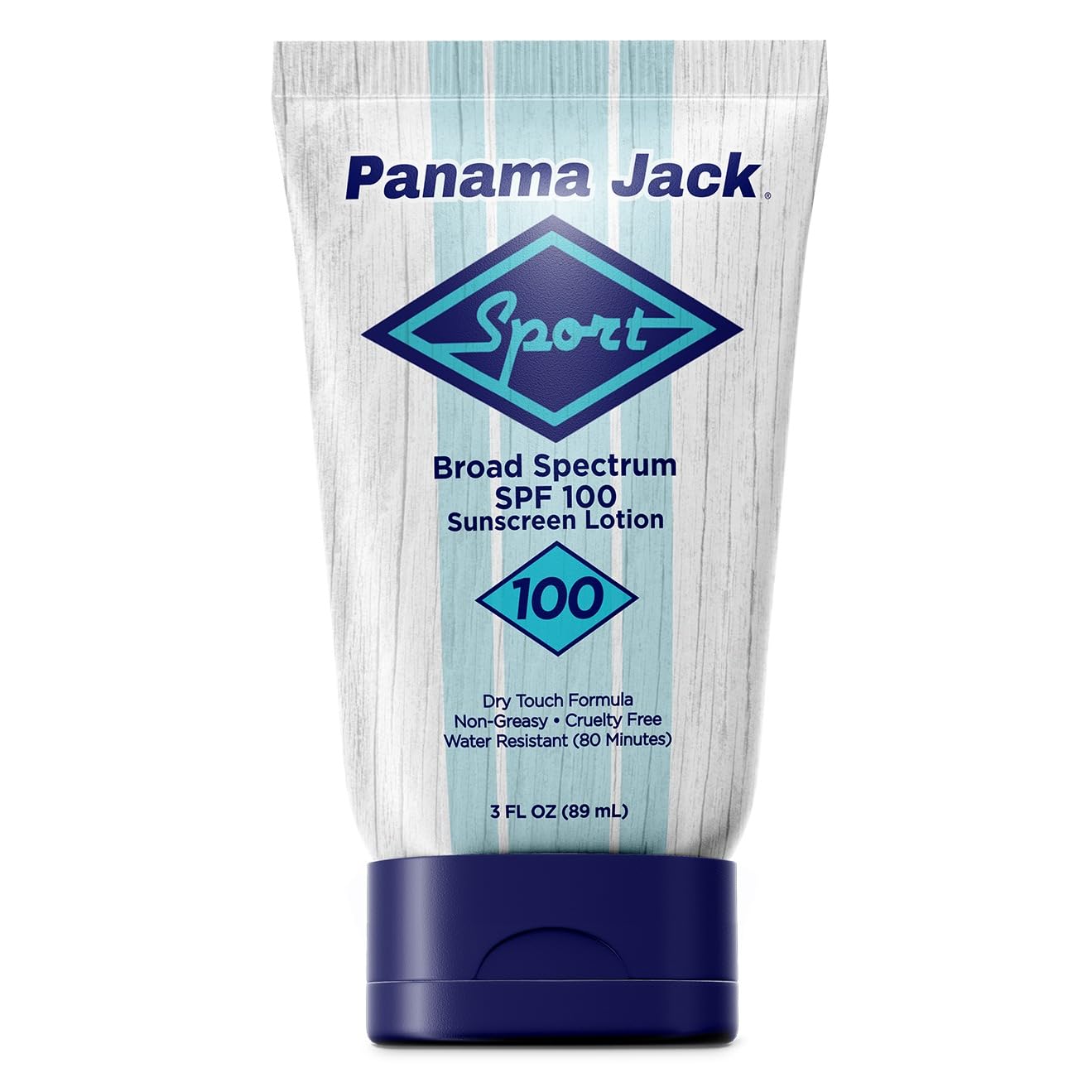 Panama Jack Sunscreen Lotion - SPF 100 Broad Spectrum UVA/UVB Protection | Non-Greasy, 3 FL OZ (Pack of 2)