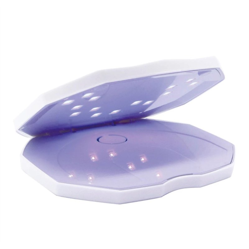 HOMEI Gel Nail Lamp with UV Reduction, Portable Light for Polish (Rechargeable), Compact Mini Design, 25 Sec LED Nail Drying for Gel Lamp NV & Cordless Use