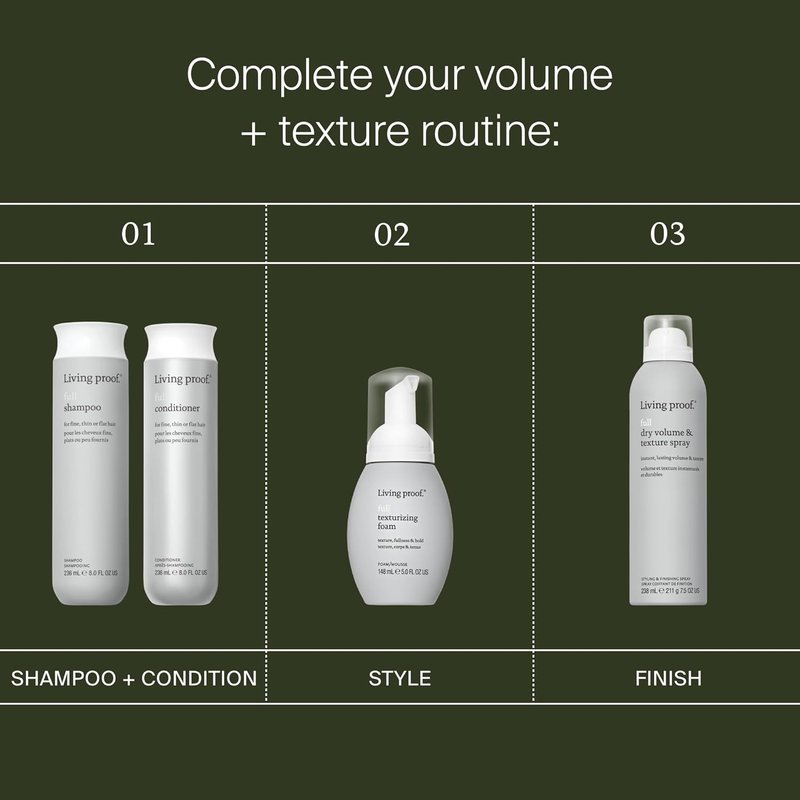 Full Texturizing Foam - Lightweight Hair Volume Mousse for All Hair Types