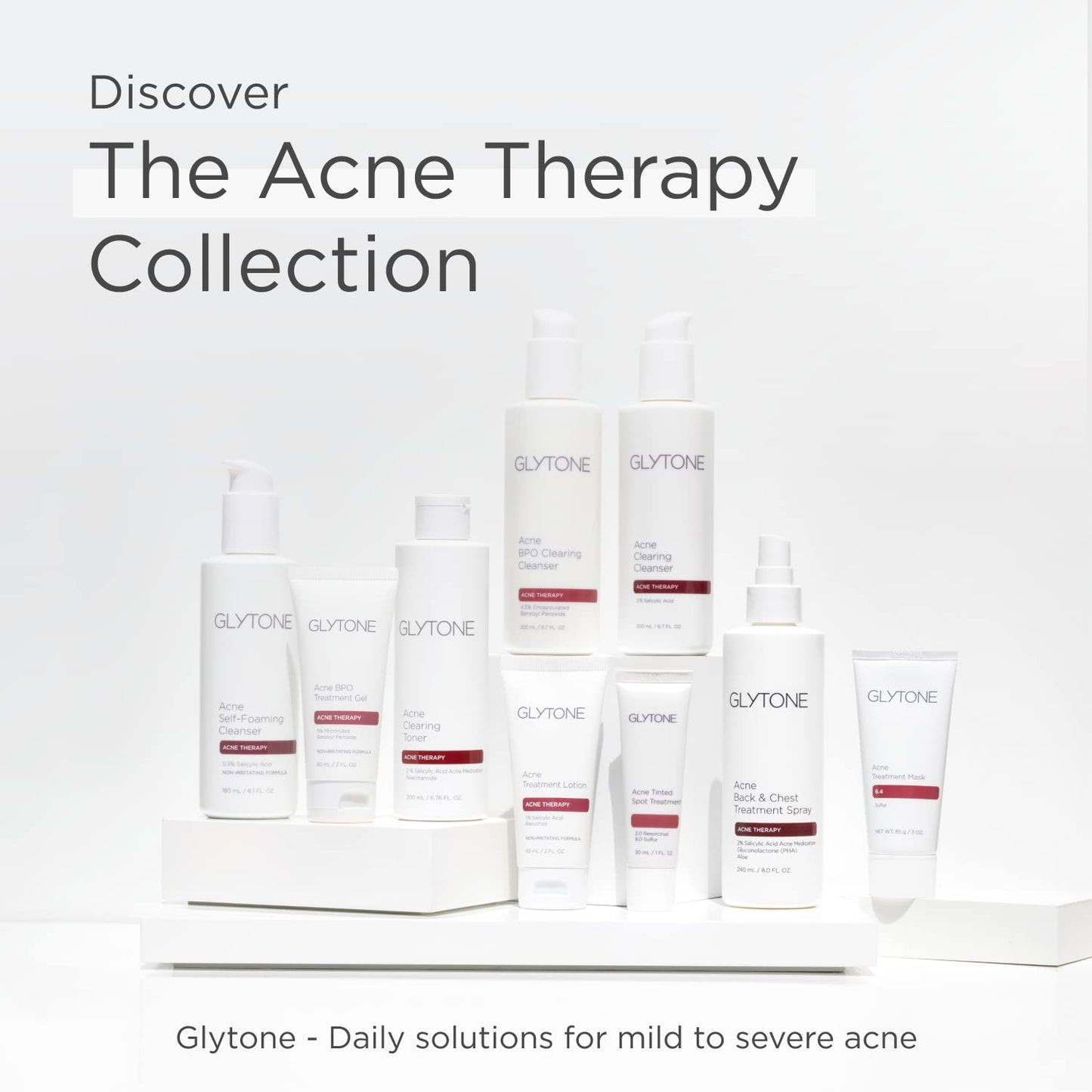 Glytone Acne BPO Treatment Gel - 5% Benzoyl Peroxide Spot Acne Treatment for Face - Cystic Breakout and Scar Medication - Non-Comedogenic Time-released Formula for Oily, Blemish-Prone Skin - 2 fl oz