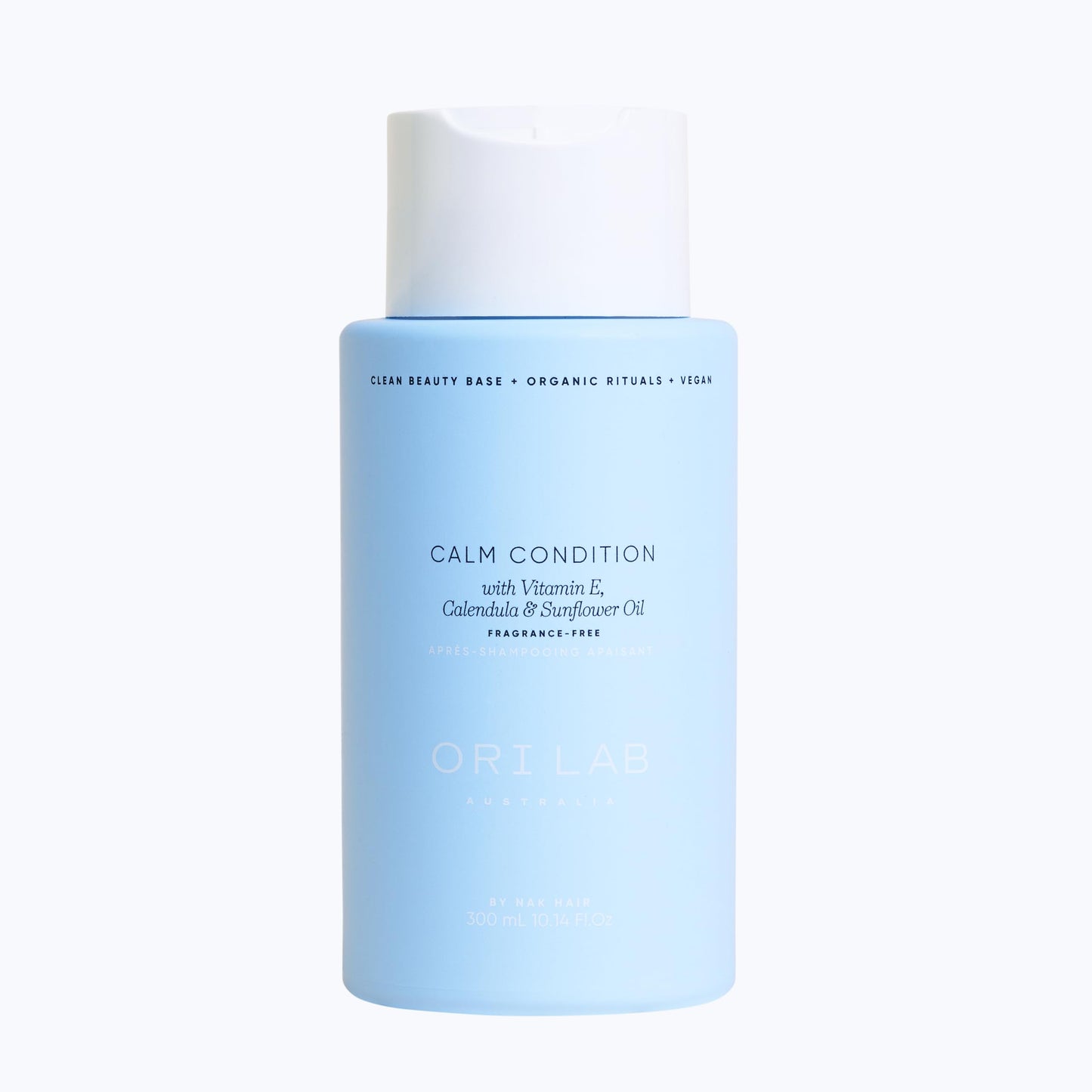 ORI LAB Calm Condition 300ml - Fragrance-Free, Soothing Detangling Formula for Sensitive Scalp & Fragile Hair with Calendula & Aloe