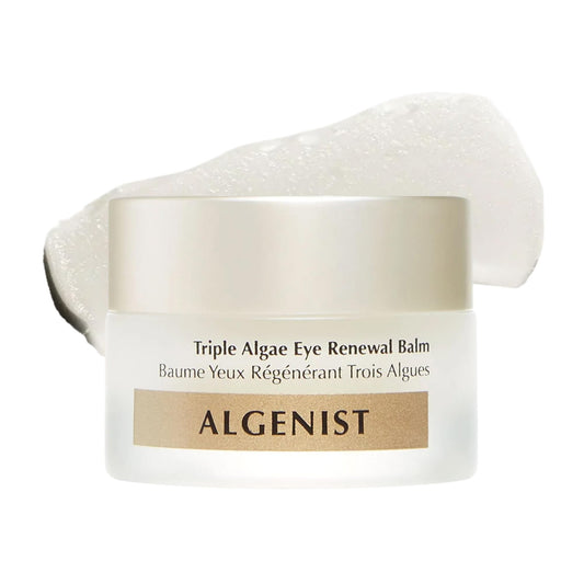 Algenist Triple Algae Eye Renewal Balm - Hydrating Vegan Eye Cream with Caffeine, Alguronic Acid & Peptides to Help Reduce Dark Circles, Puffiness, Fine Lines & Wrinkles - Travel Size (0.5 oz)