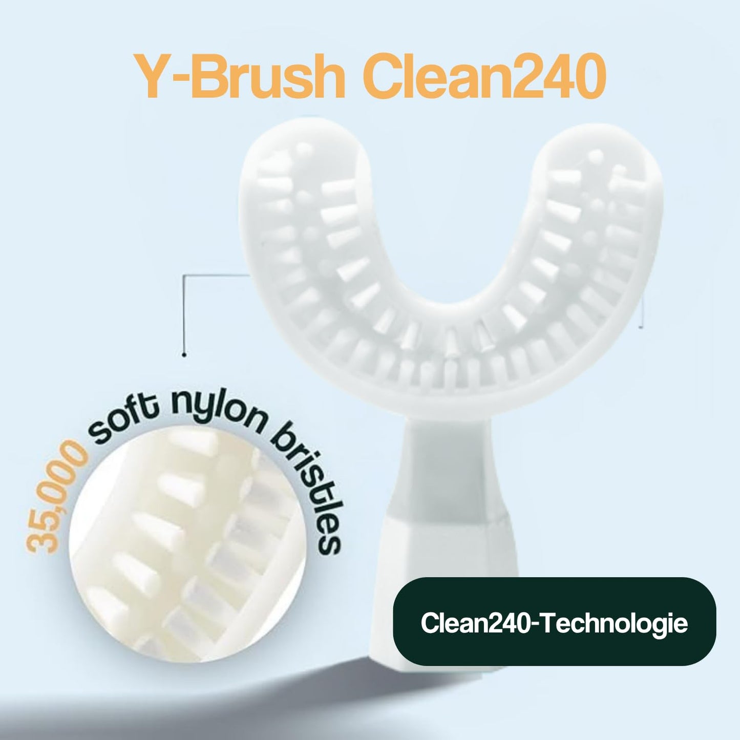 Y-Brush Clean240 S Replacement Head Kids - for Kidsbrush & Ultra
