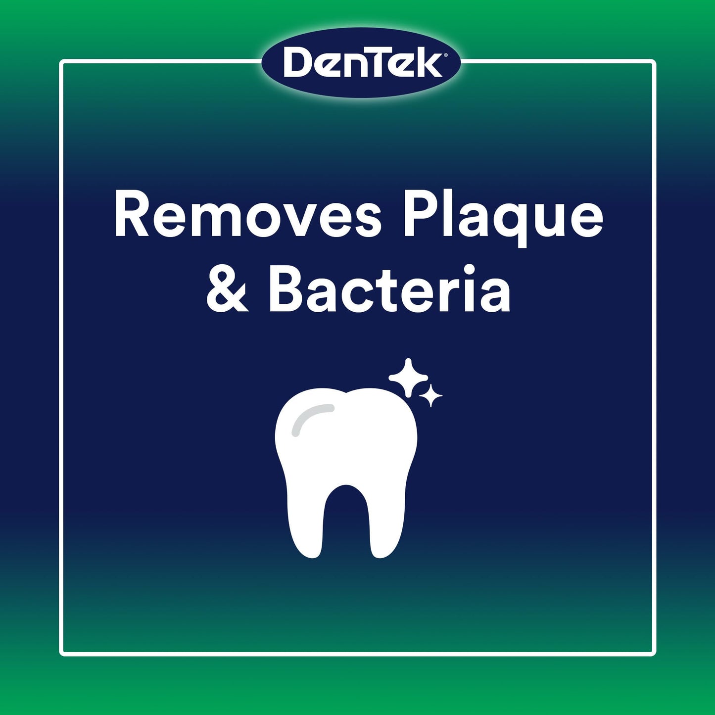 DenTek Advanced Clean Floss Picks with No Break & No Shred Dental Floss, Plaque Remover, 150 Count, Pack of 6