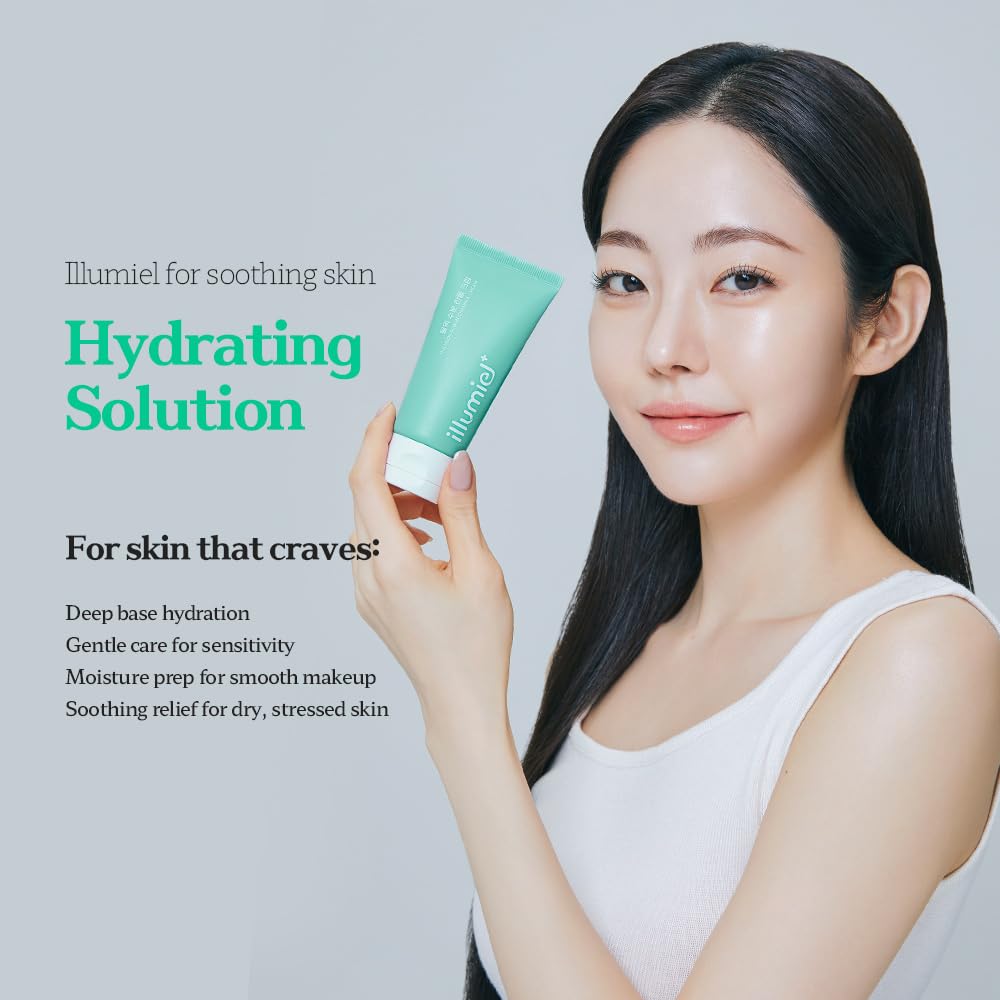 illumiel Aqua Hydrating Moisturizer for Long-lasting Skin Moisture Barrier with Xylitylglucoside & Kakadu Plum Extract Exosome [Vegan & Korean Skincare] - 1.69 fl. oz.