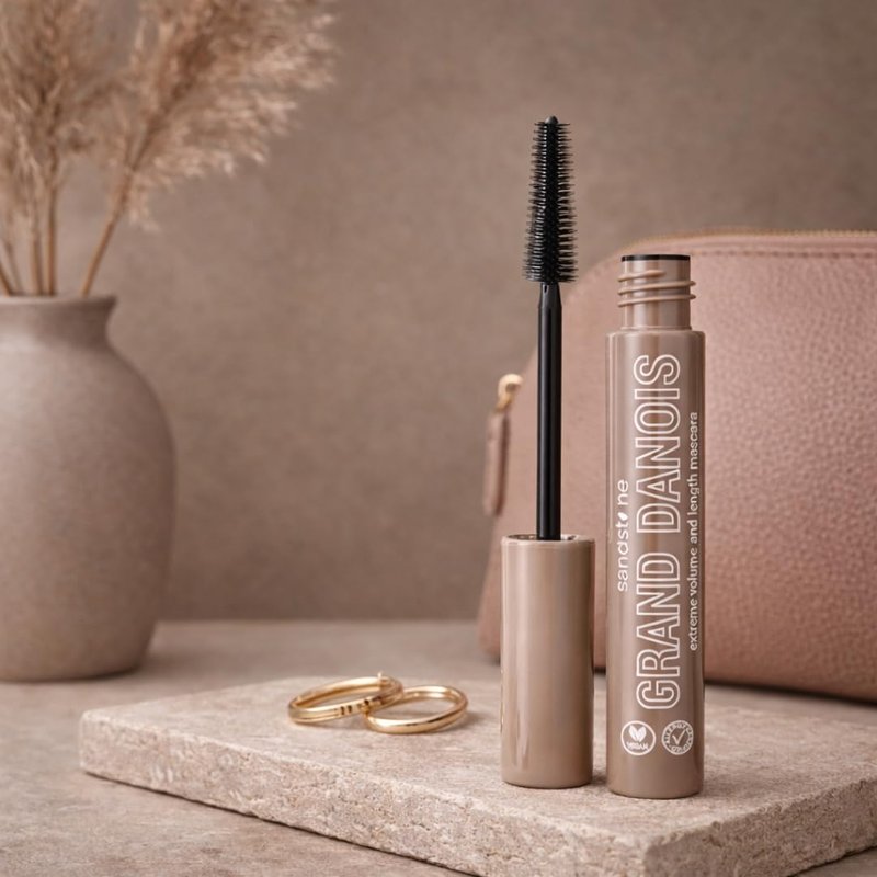 Scandinavia Hypoallergenic Mascara for Sensitive Eyes - Black | Smudge-Proof, Sweat-Resistant, Vegan