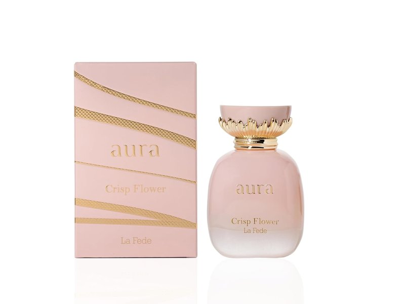 Khadlaj La Fede Aura Crisp Flower Eau de Parfum Spray - 3.4 Oz for Women