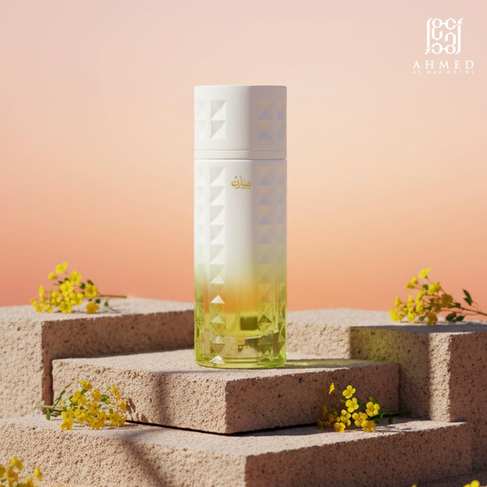 AHMED MARIN 100 ML Fresh and Dewy Fruity-Floral-Aquatic Fragrance for Men and Women, featuring Sandalwood and Vanilla Beans Accords