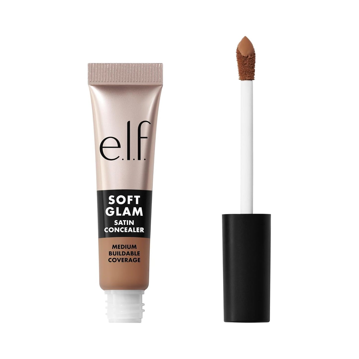 e.l.f. Soft Glam Satin Concealer - Medium Coverage for Blemishes & Under-Eye | Crease-Resistant, Vegan, 31 Medium Neutral