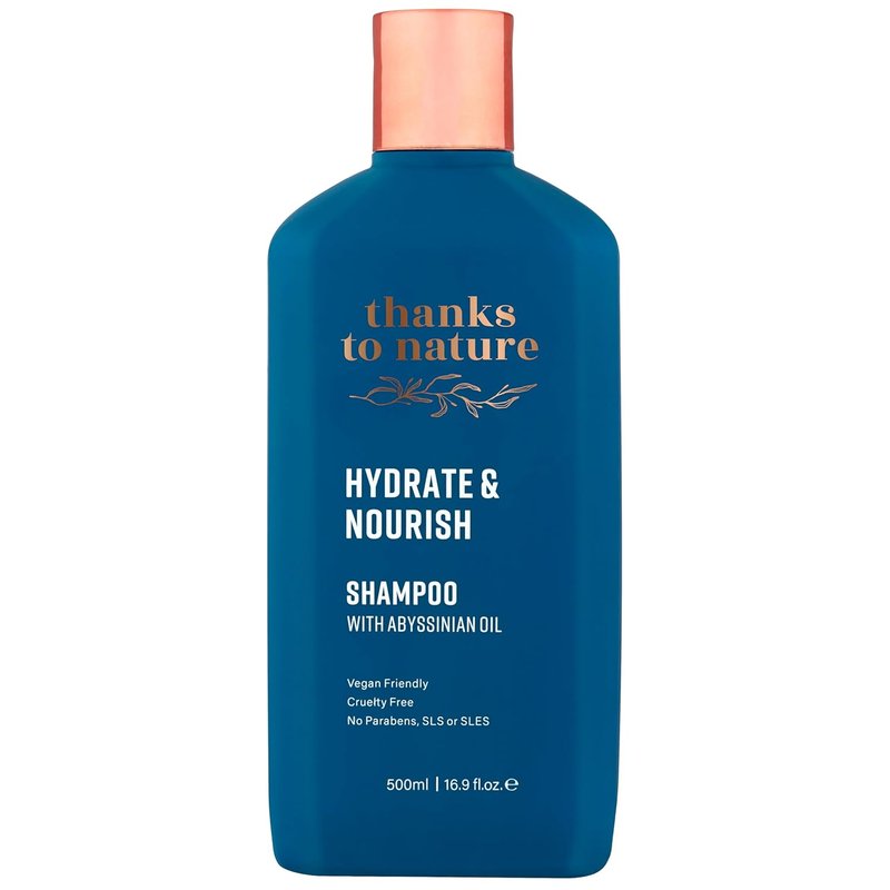 Sulfate-Free Shampoo for Women - Hydrating Moisturizer with Abyssinian Seed Oil & Vitamin E | 16.9 fl oz