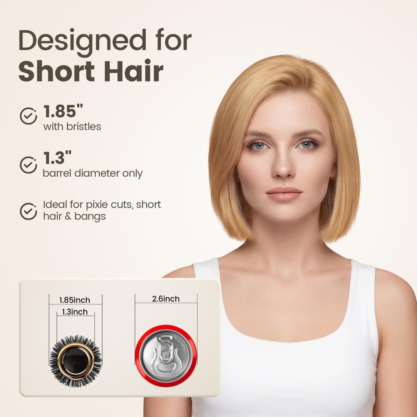 Round Hair Brush for Blow Drying