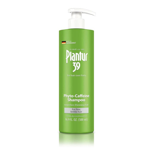 Plantur 39 Fine & Brittle Hair Shampoo - Phyto-Caffeine Formula for Women's Thinning Hair | 16.9 fl oz