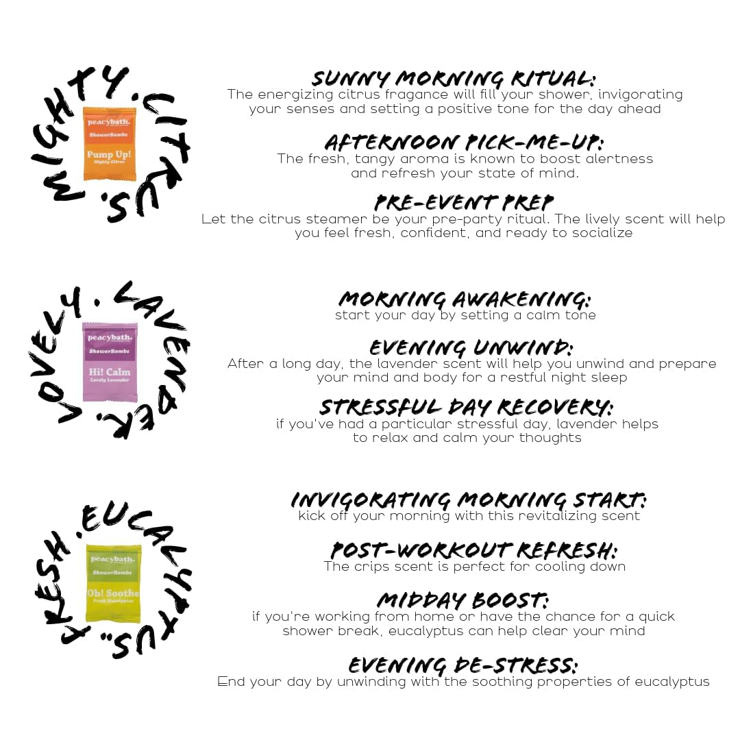 Shower Steamers Aromatherapy 24 Pack - with Essential Oils, Fathers Day Gift for dad, Birthday Gifts for Women, Relaxation Stress Relief Self Care – Home SPA, Teacher Appreciation Gift - Eucalyptus