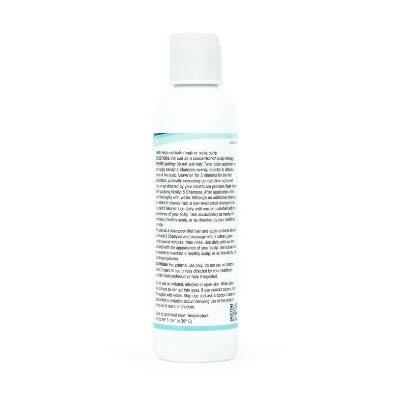 Keralyt 5 Anti-Dandruff Shampoo - Max Strength 5% Salicylic Acid Scalp Build-Up Clearing - Promotes Relief from Dandruff, Psoriasis, Seborrheic Dermatitis, Dryness, and Itchiness, 177 milliliters
