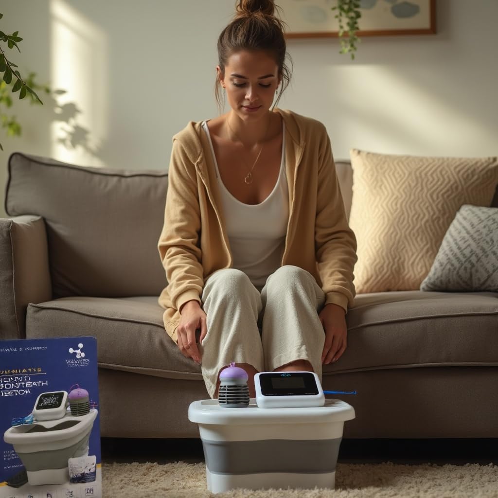 Ultimate Ionic Foot Bath Detox Replacement Kit | Array, Epsom Salt, Basin Liners & Accessories